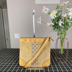 Gucci GG logo Velvet Messenger bag Crossbody